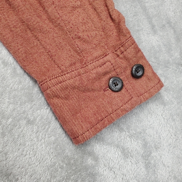 Grizzly Long Sleeve Shirt. Rust Orange. Size Large Excellent Used Condition - Picture 6 of 11